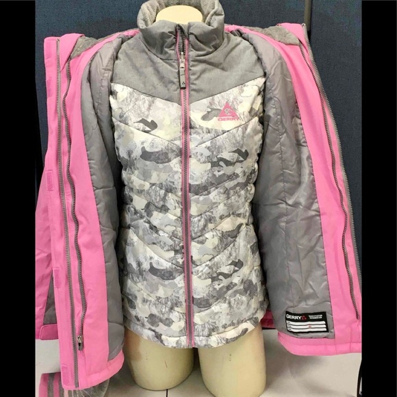 NWT Gerry 3-in-1 Systems Roses FLORAL multi-use jacket - Picture 12 of 15